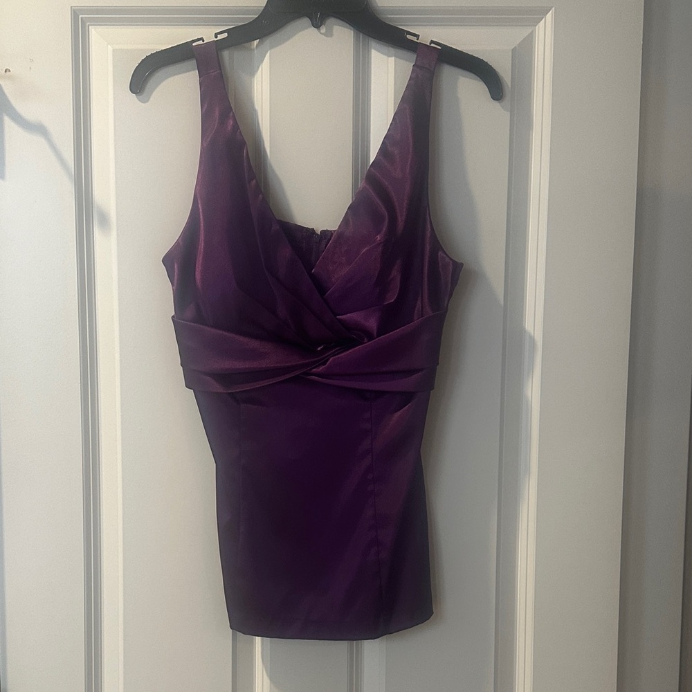 Studio Y Purple Sleeveless Blouse